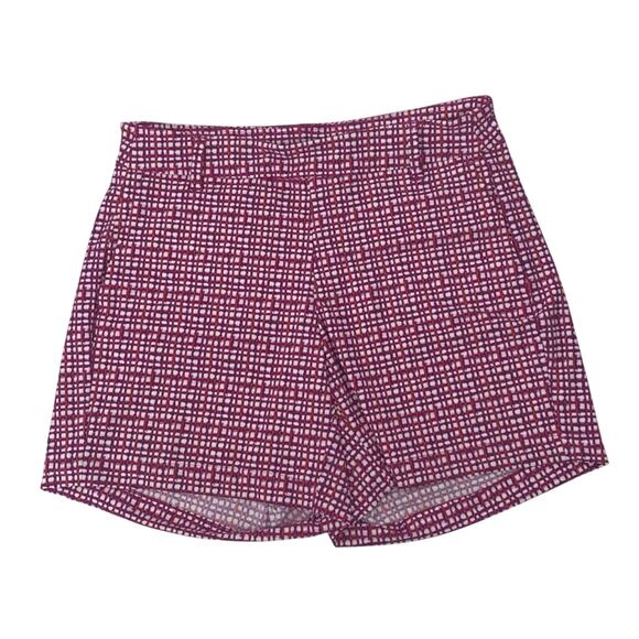 Spanx Shorts Women's Sz Small Sunshine Pull On Hibiscus Gingham 6" UPF50 Beach - Picture 1 of 5